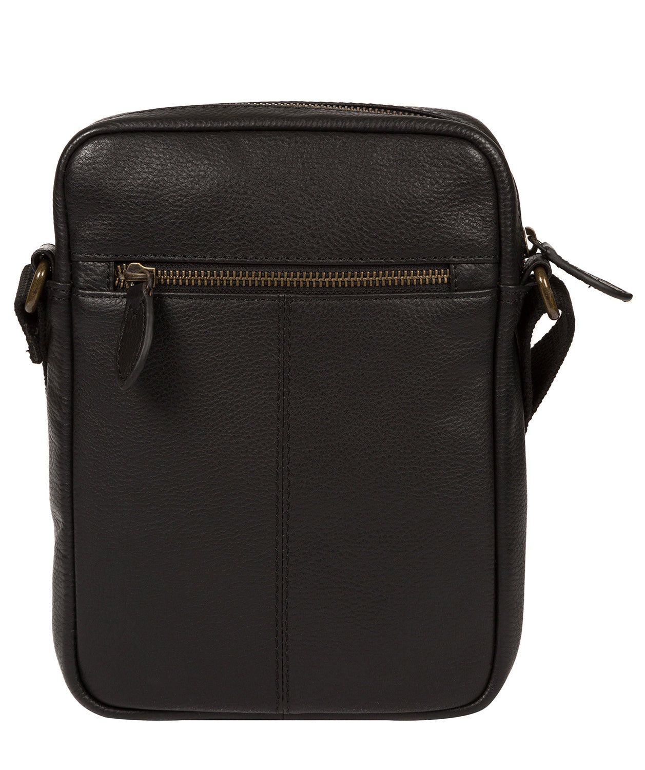 'Starboard' Black Leather Cross Body Bag image 3