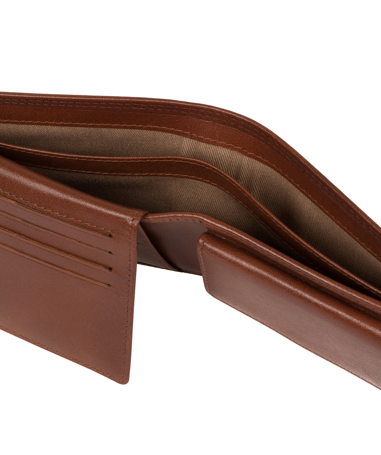 'Williams' Tan Leather Wallet Pure Luxuries London