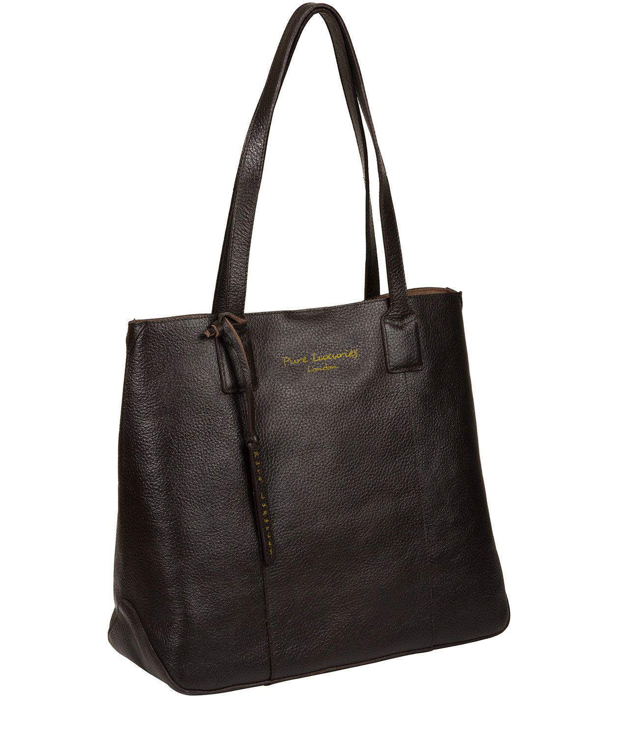 'Ruxley' Dark Brown Leather Tote Bag