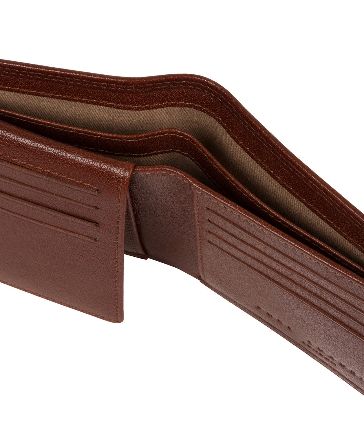 'North' Tan Leather Wallet Pure Luxuries London