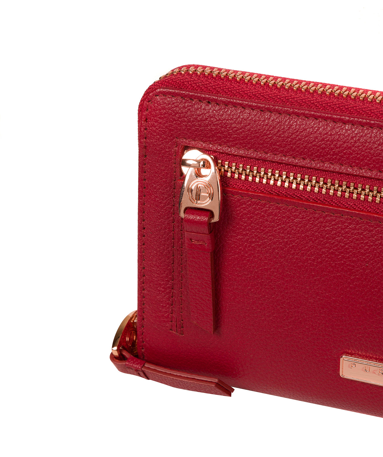 'Knightley' Cherry Leather Purse image 6