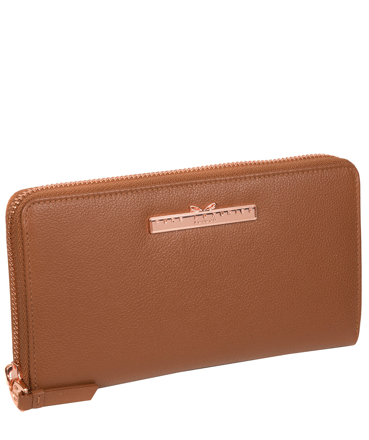 'Nardini' Tan Leather Purse image 5