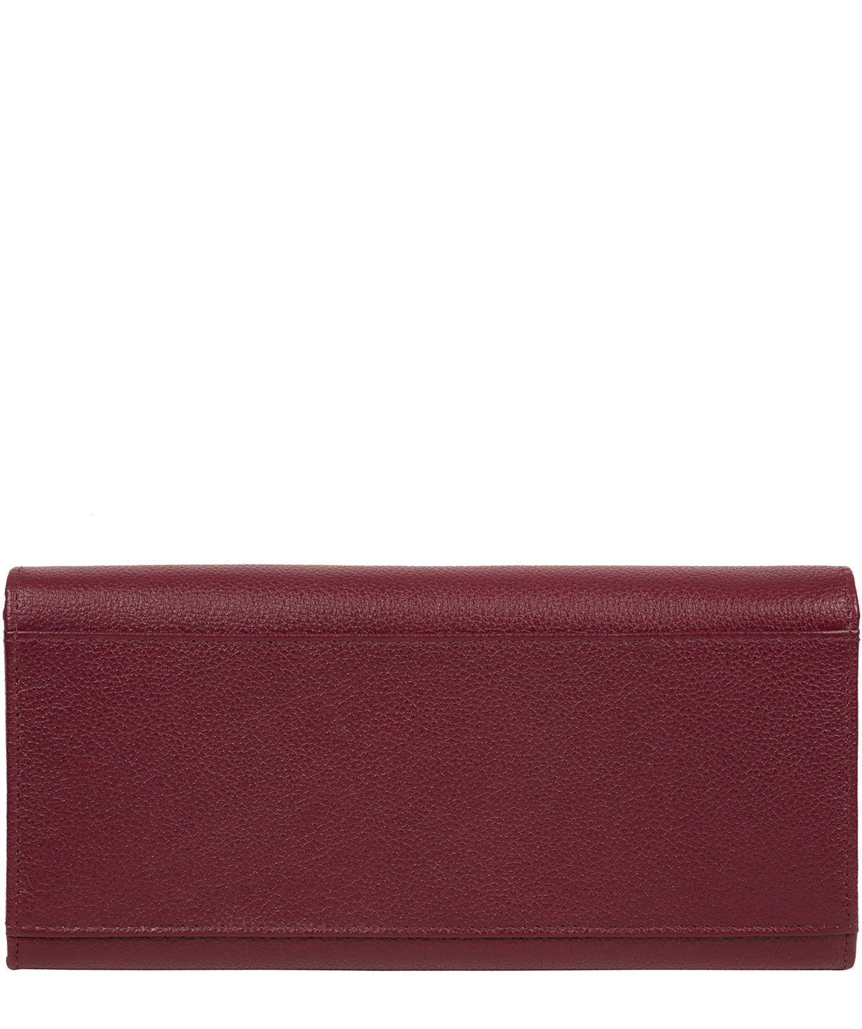 'Arterton' Pomegranate Leather Purse Pure Luxuries London