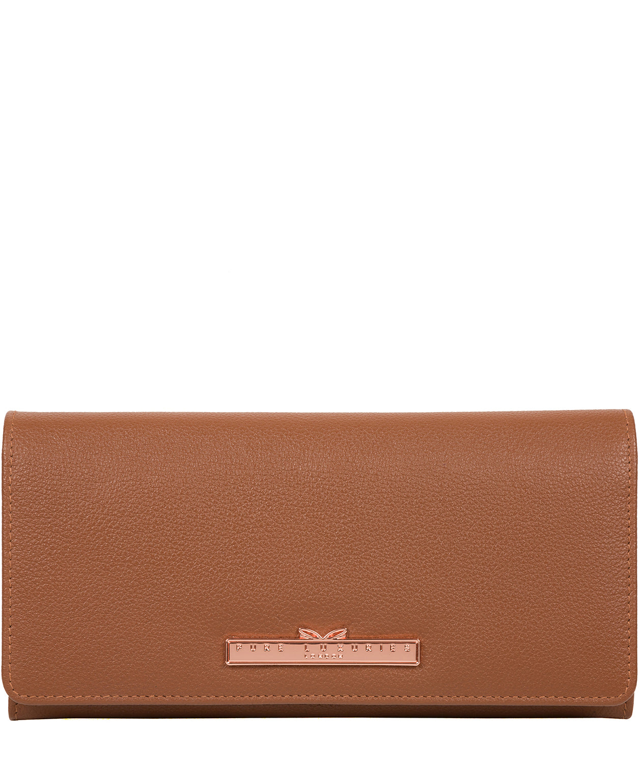 'Arterton' Tan Leather Purse image 1