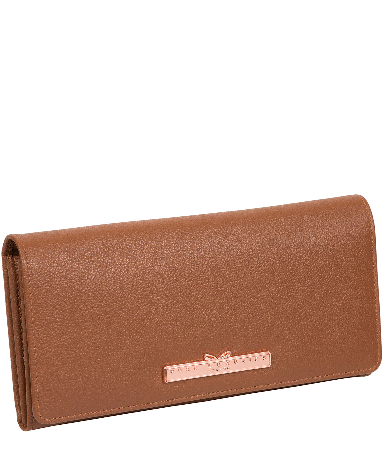 'Arterton' Tan Leather Purse image 3