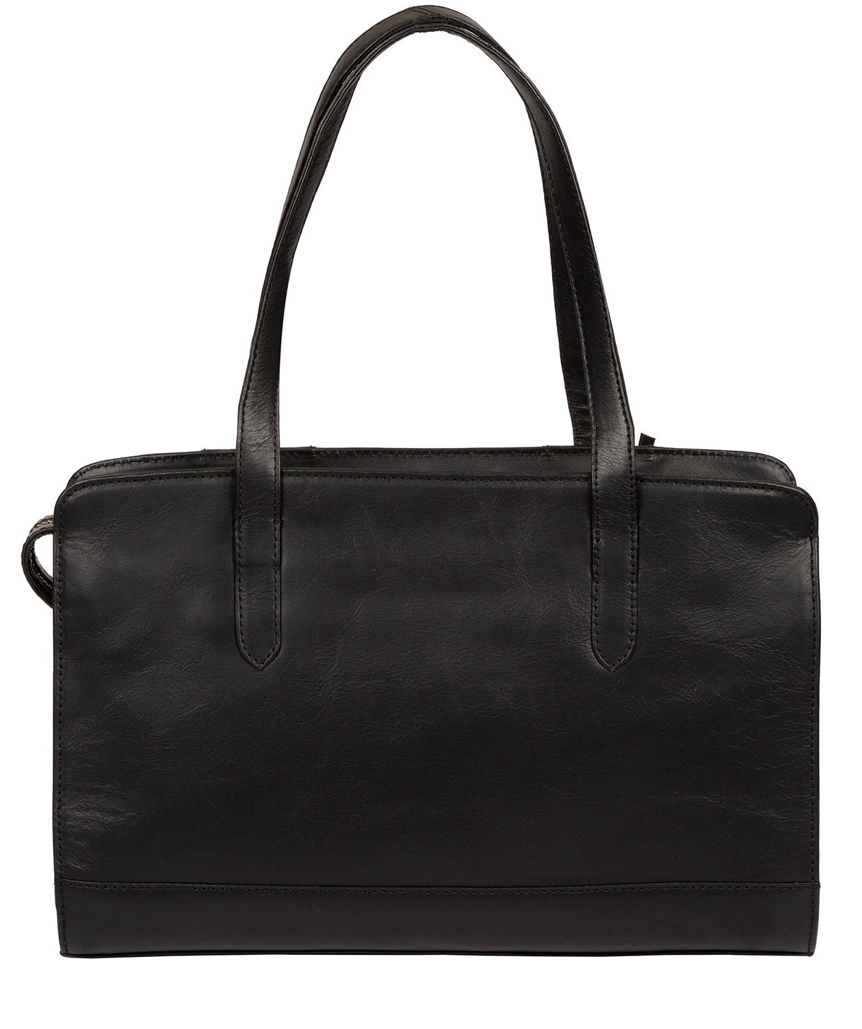 'Klee' Black Leather Handbag