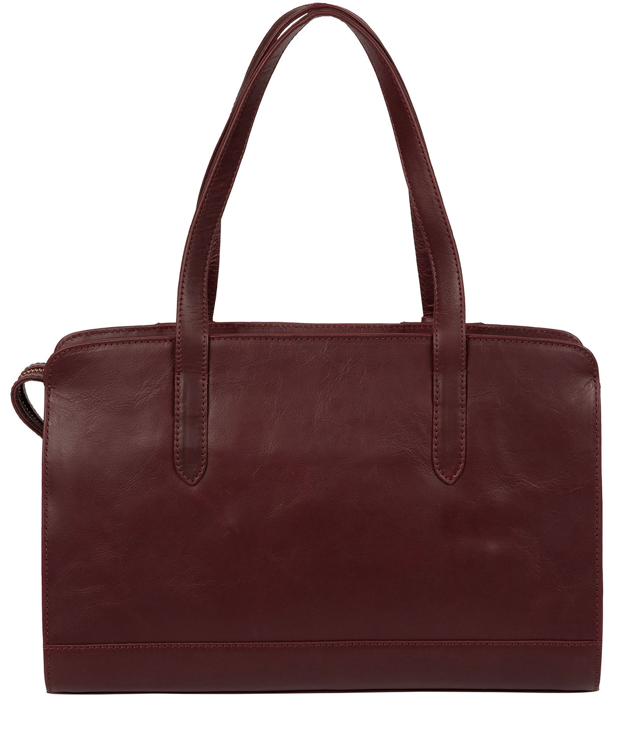 'Klee' Burgundy Leather Handbag image 3