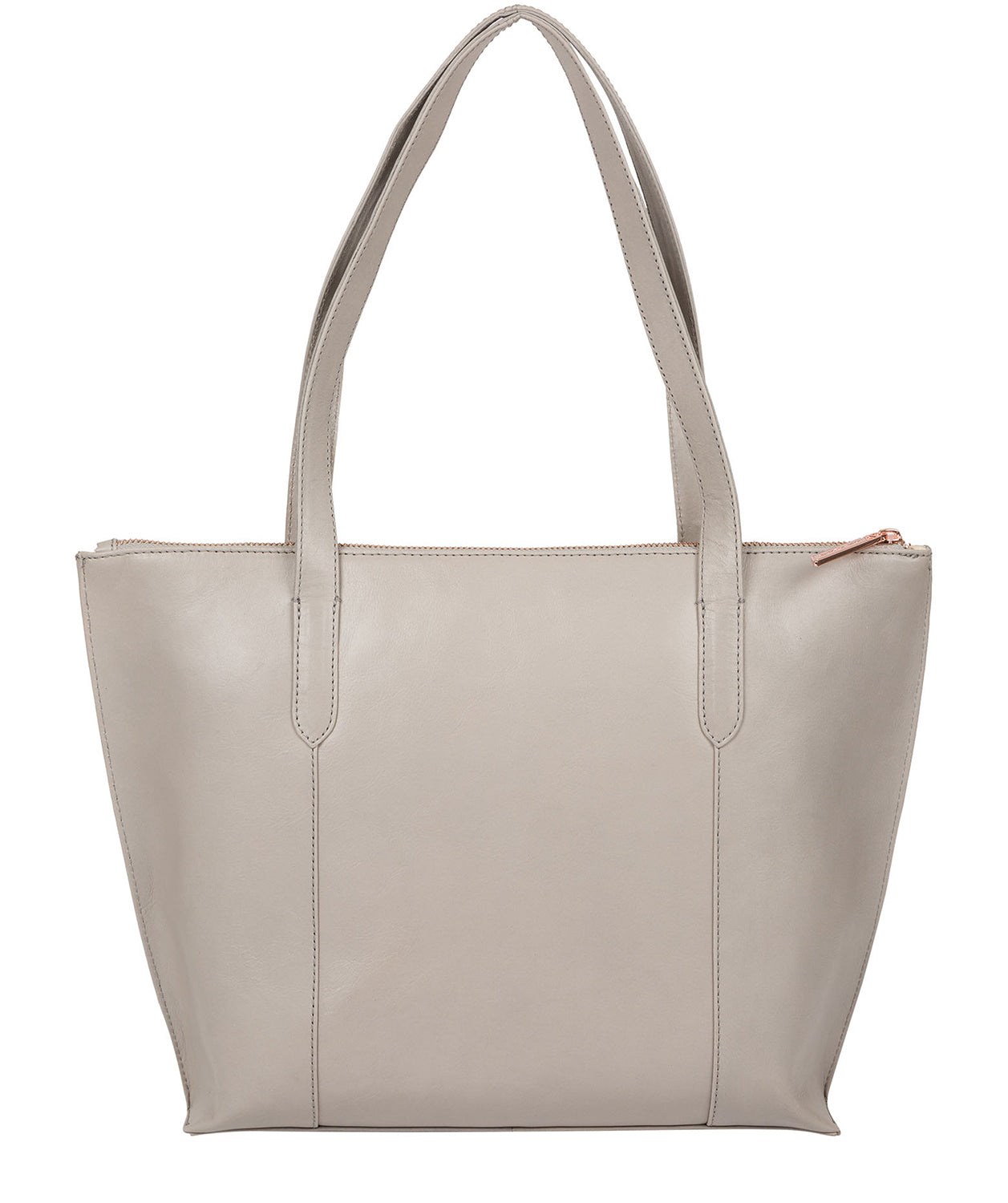 'Goya' Grey Leather Tote Bag image 3