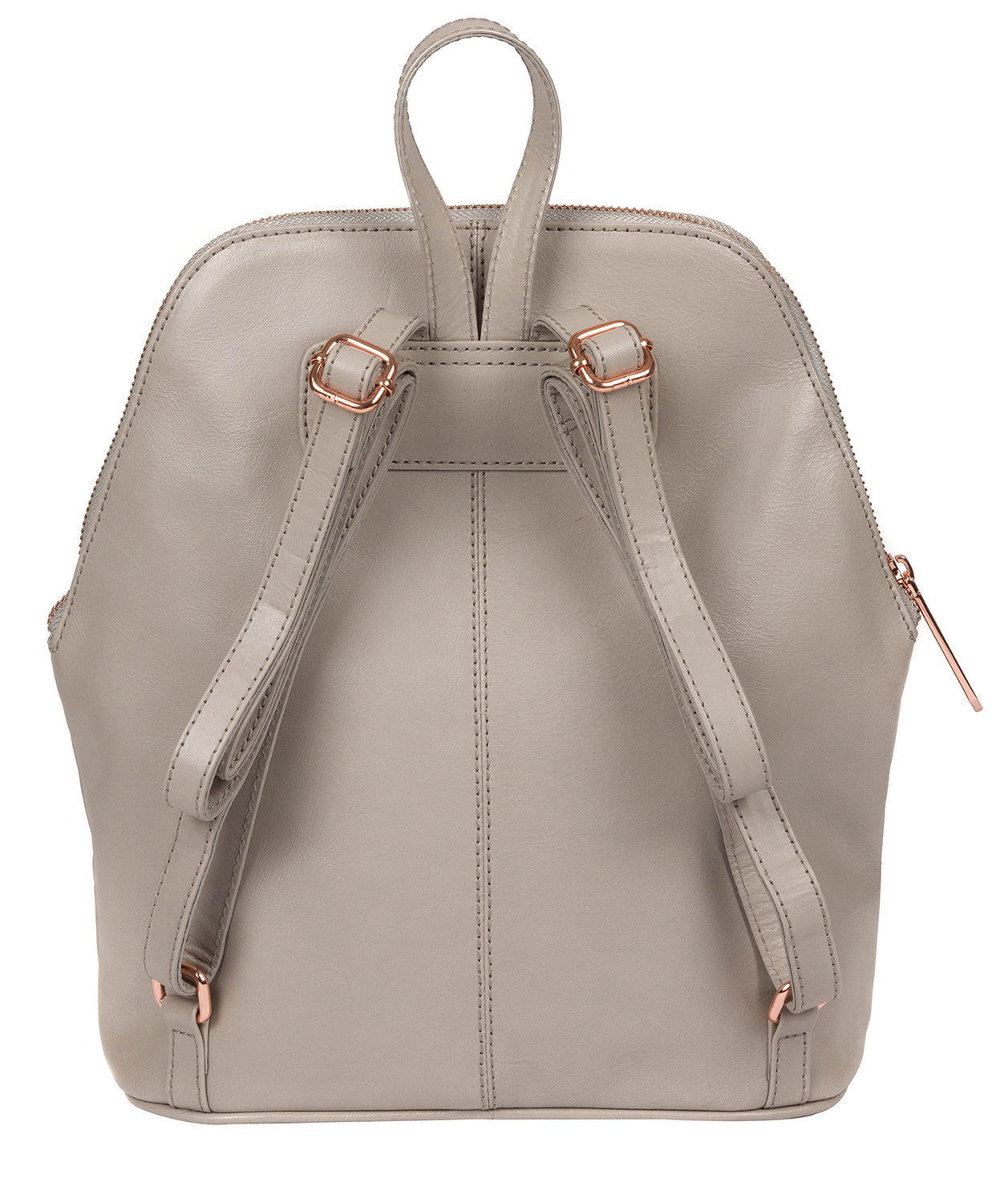 'Rubens' Grey Leather Backpack image 3