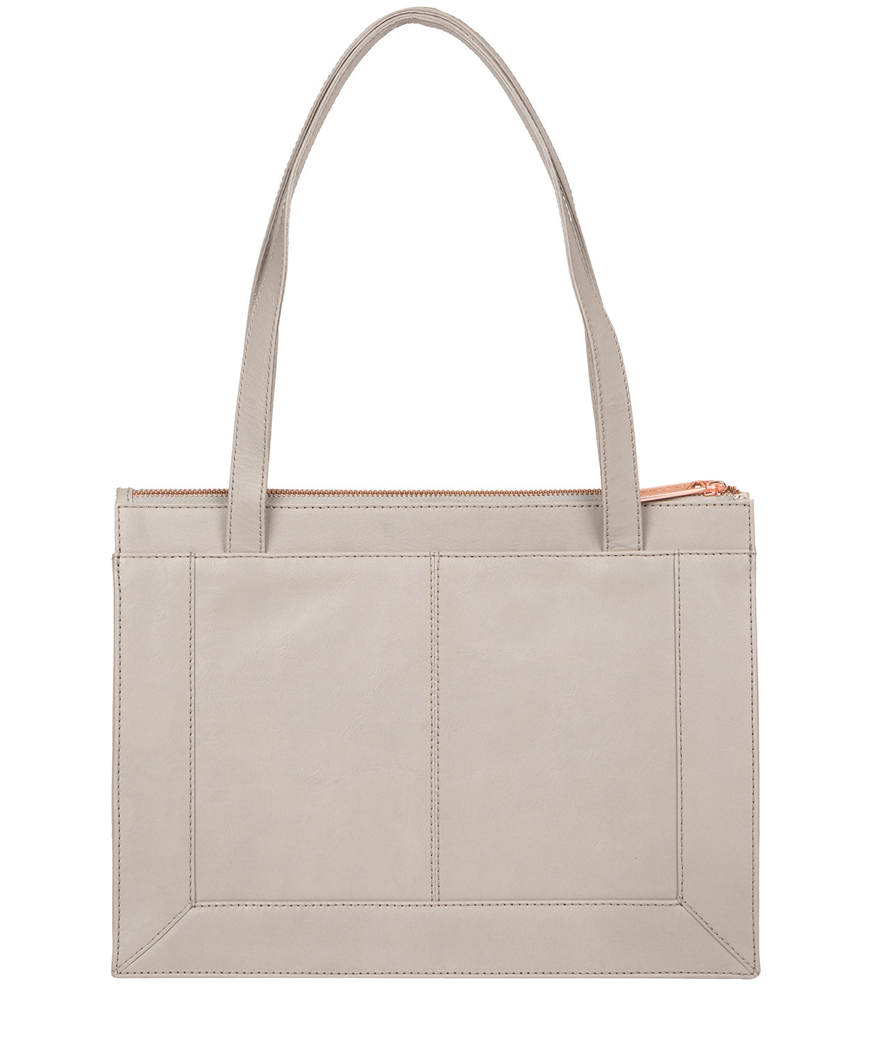 'Zoffany' Grey Leather Handbag image 3