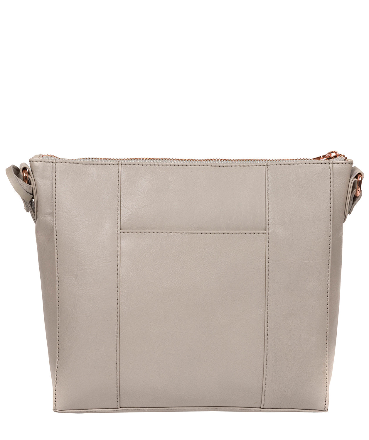 'Byrne' Grey Leather Cross Body Bag image 3