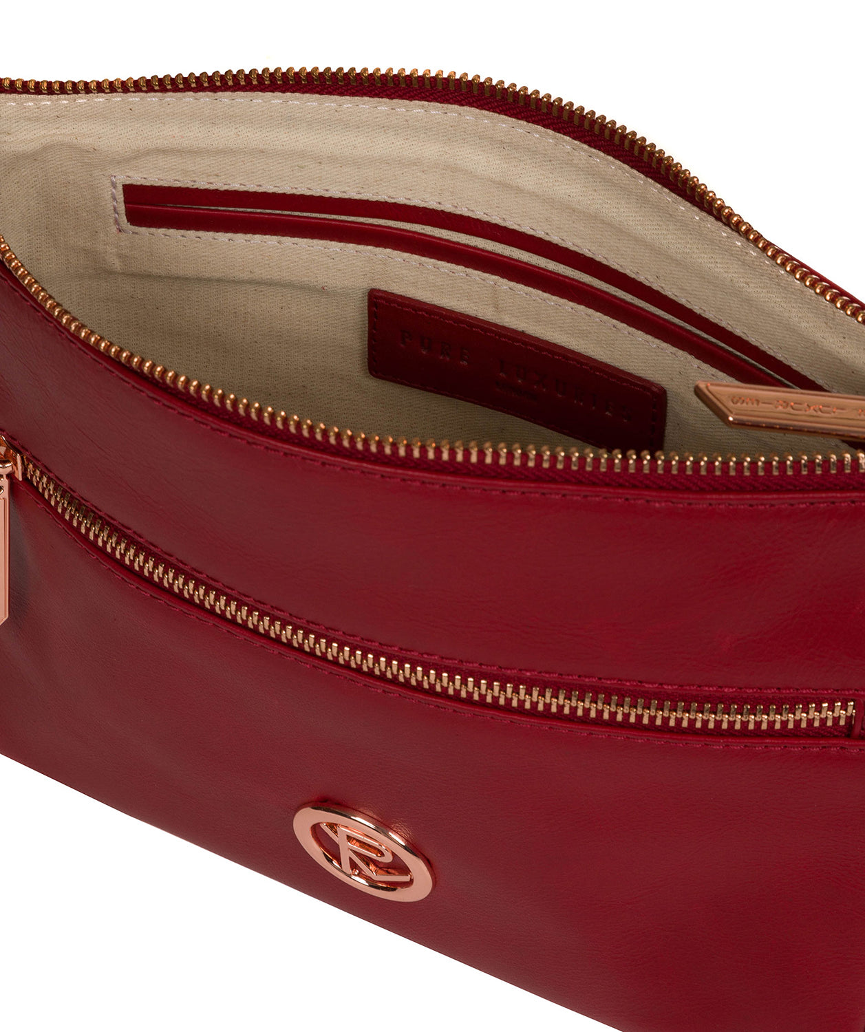 'Matisse' Cherry Leather Cross Body Bag image 4