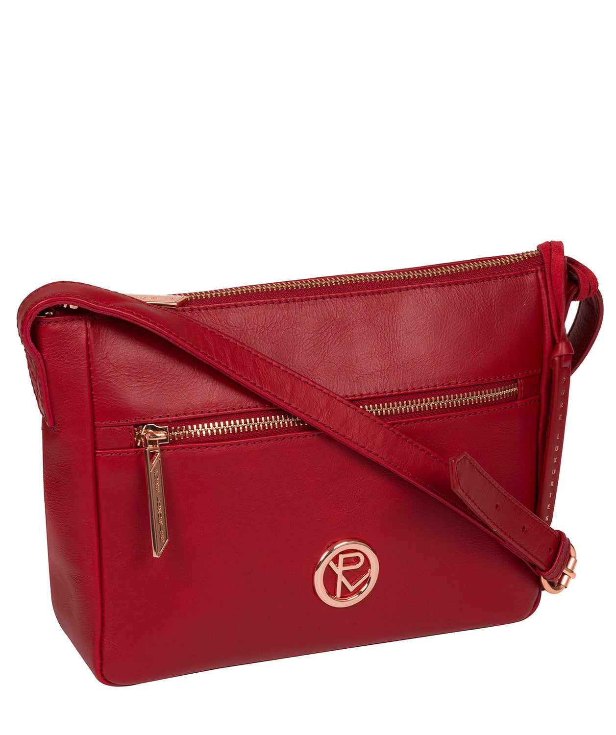 'Matisse' Cherry Leather Cross Body Bag image 5