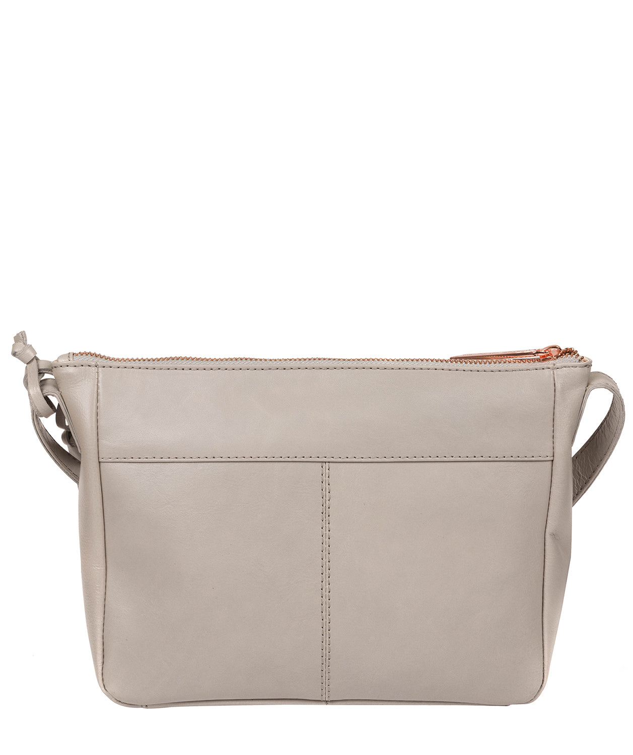 Grey Leather Crossbody Bag 'Matisse' by Pure Luxuries – Pure Luxuries ...