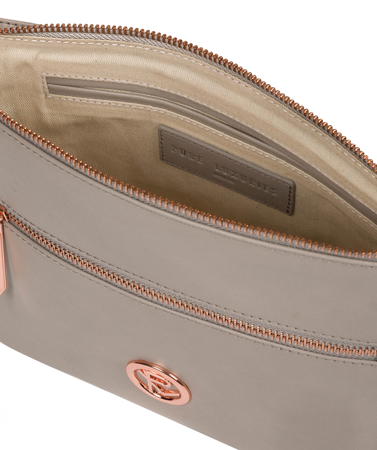 'Matisse' Grey Leather Cross Body Bag image 4