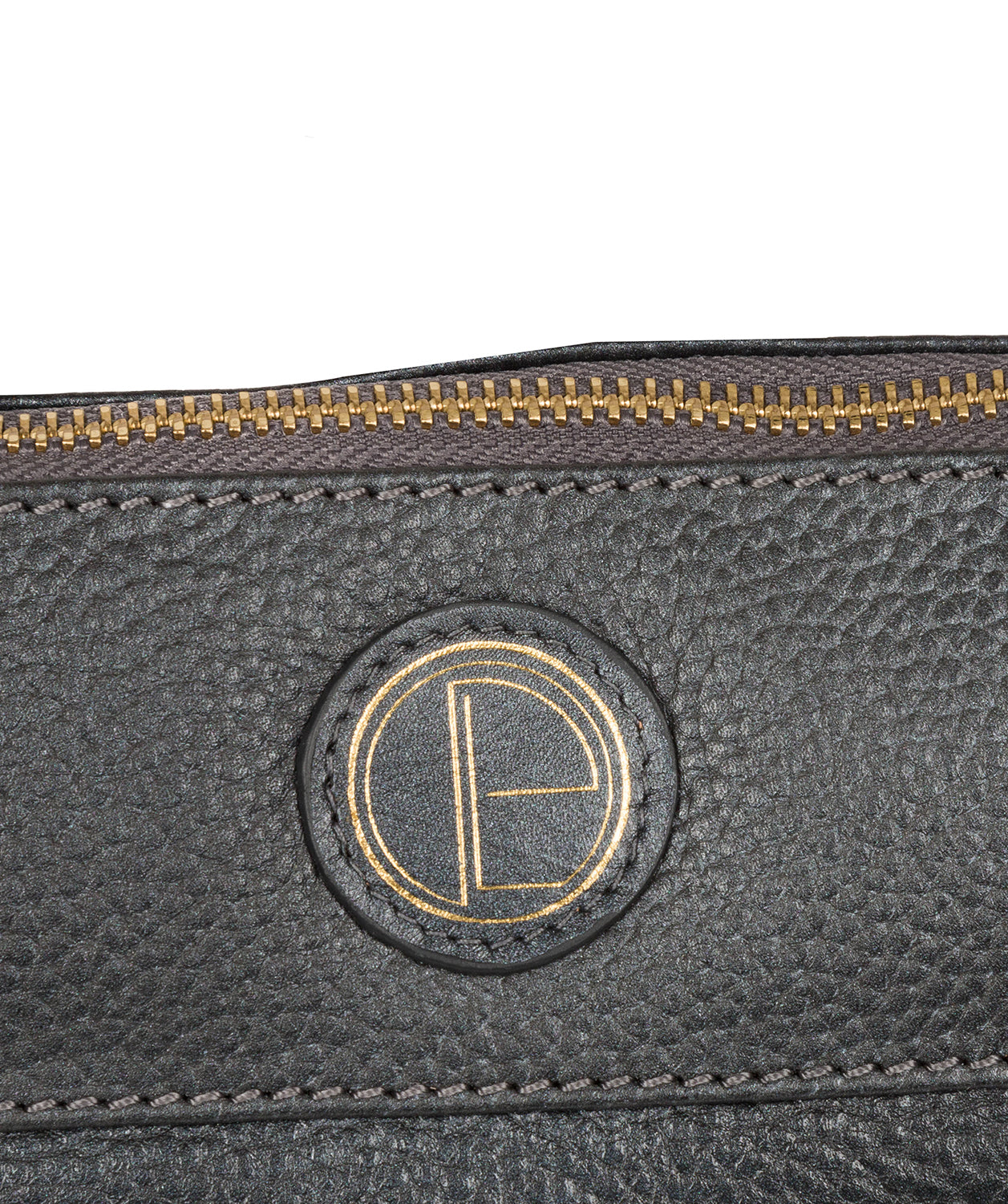 'Serenity' Metallic Blue Steel Leather Cross Body Bag image 6