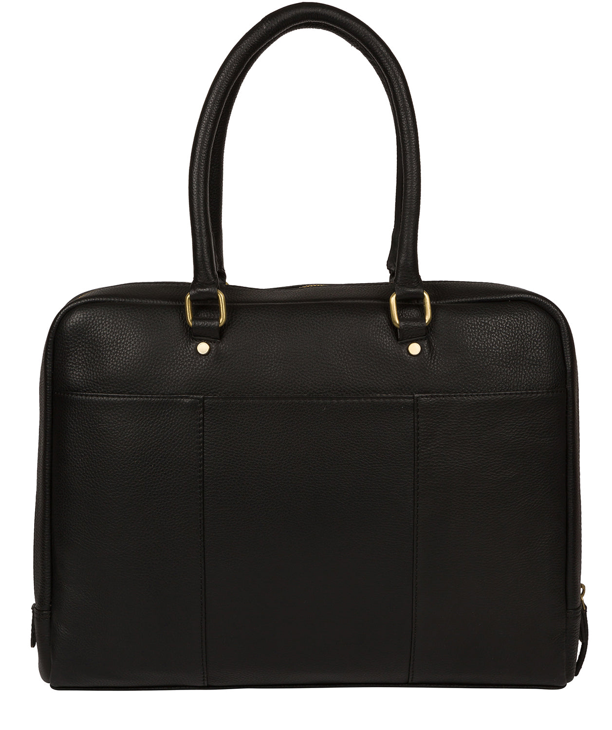 'Harmonia' Black Leather Workbag  image 3