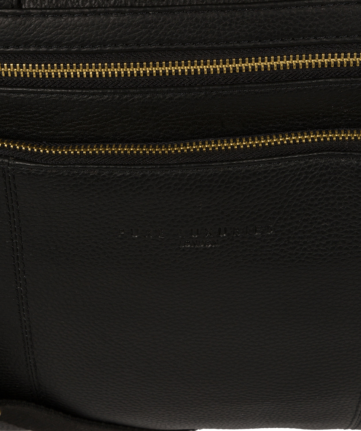 'Athenia' Black Leather Workbag