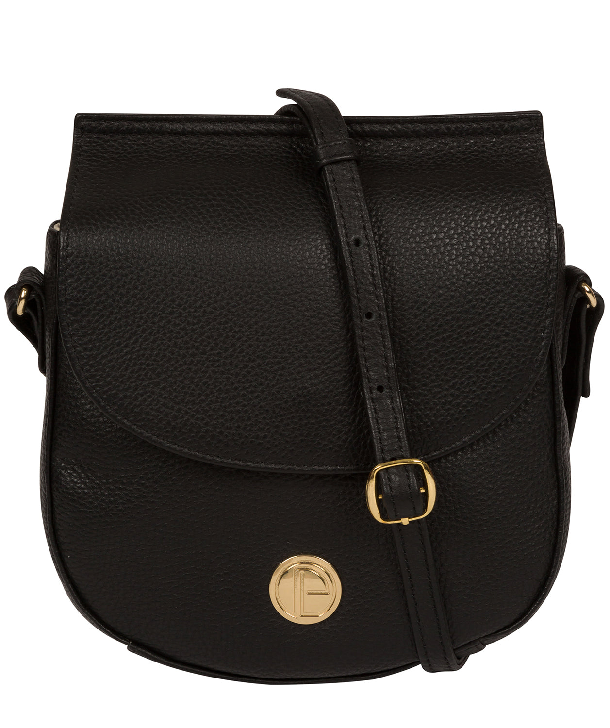 'Toto' Black Leather Cross Body Bag image 1