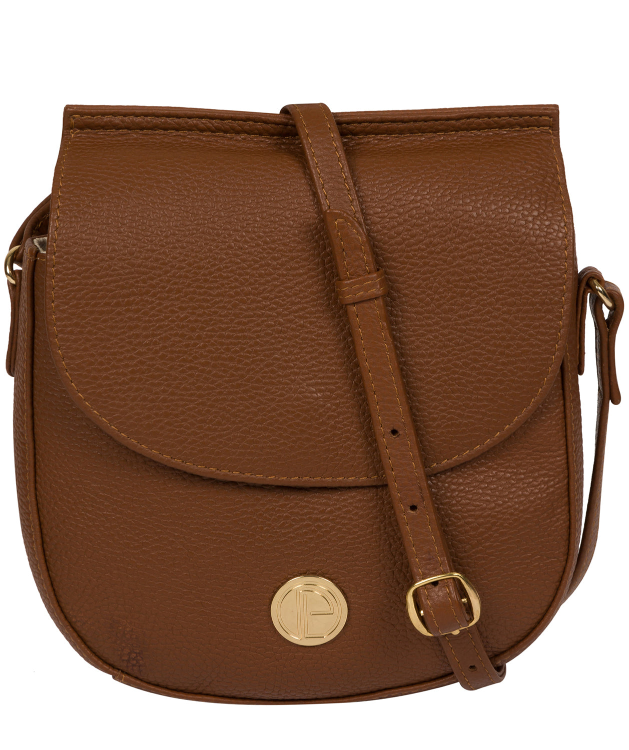 'Toto' Tan Leather Cross Body Bag image 1