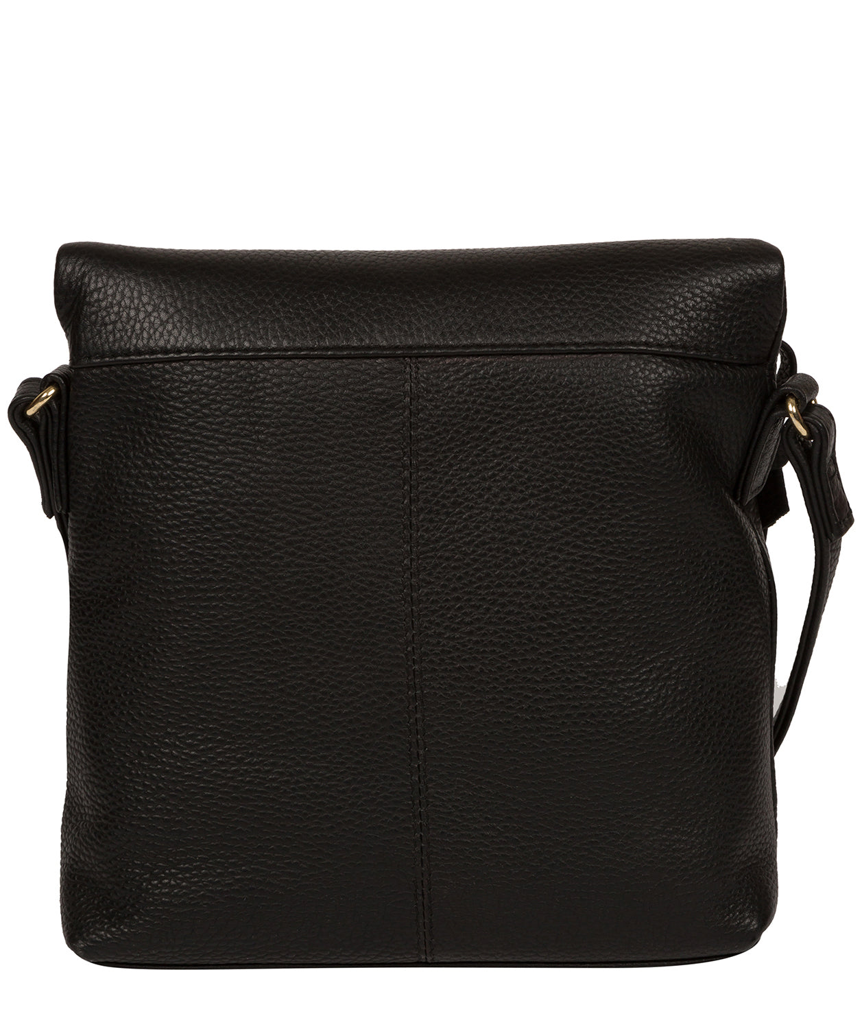 'Elfin' Black Leather Cross Body Bag image 3