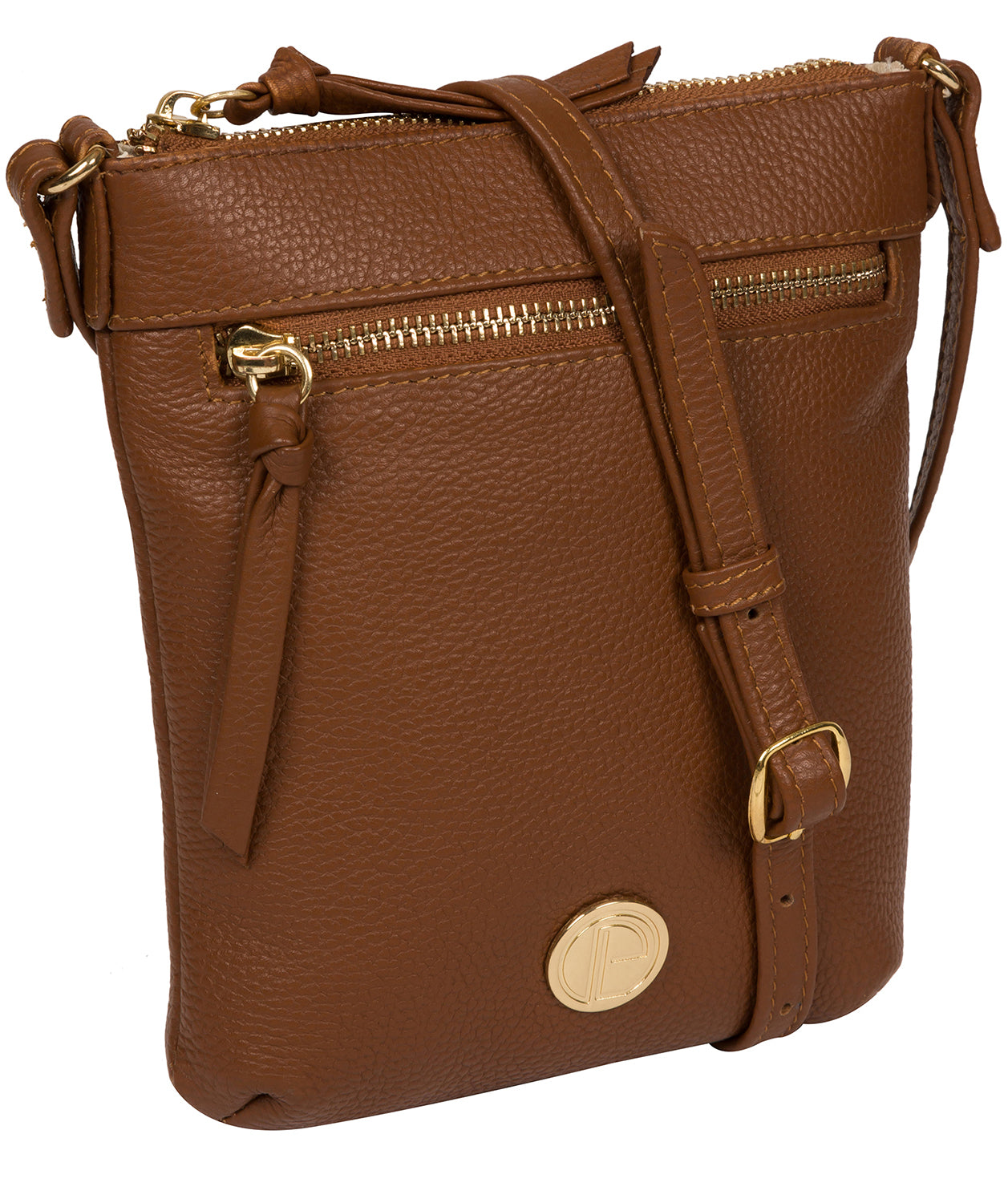 'Trixie' Tan Leather Cross Body Bag image 5