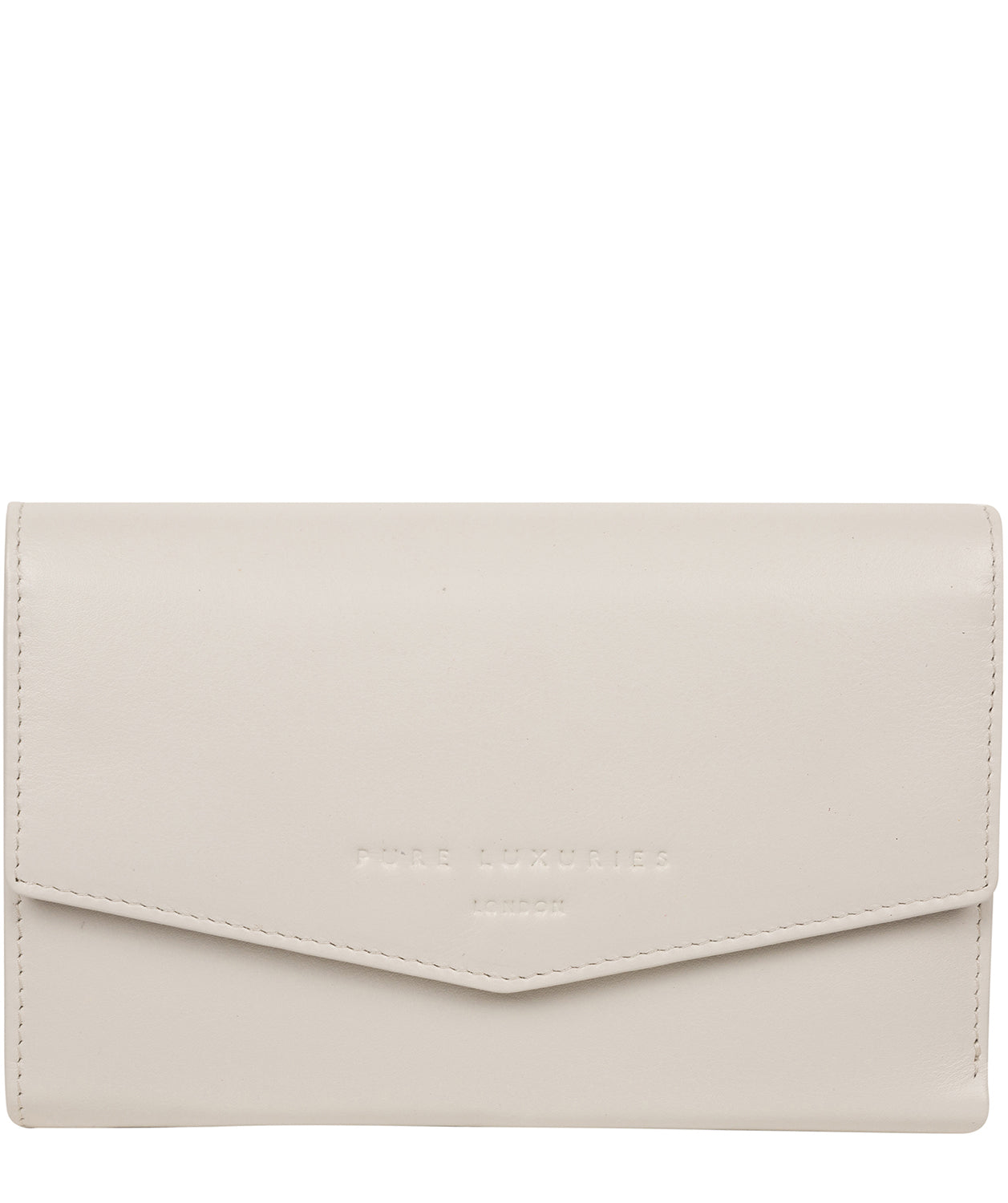 'Highgrove' Glacier Grey Leather Purse image 1