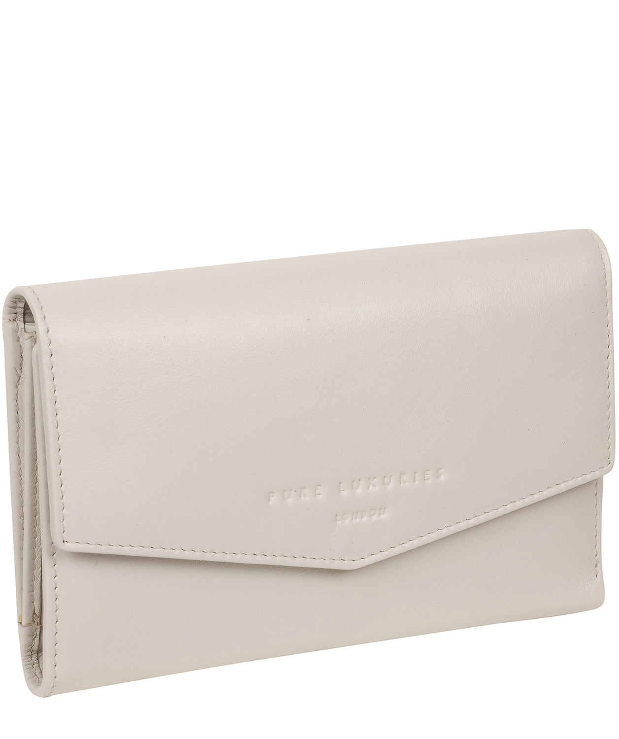 'Highgrove' Glacier Grey Leather Purse image 3