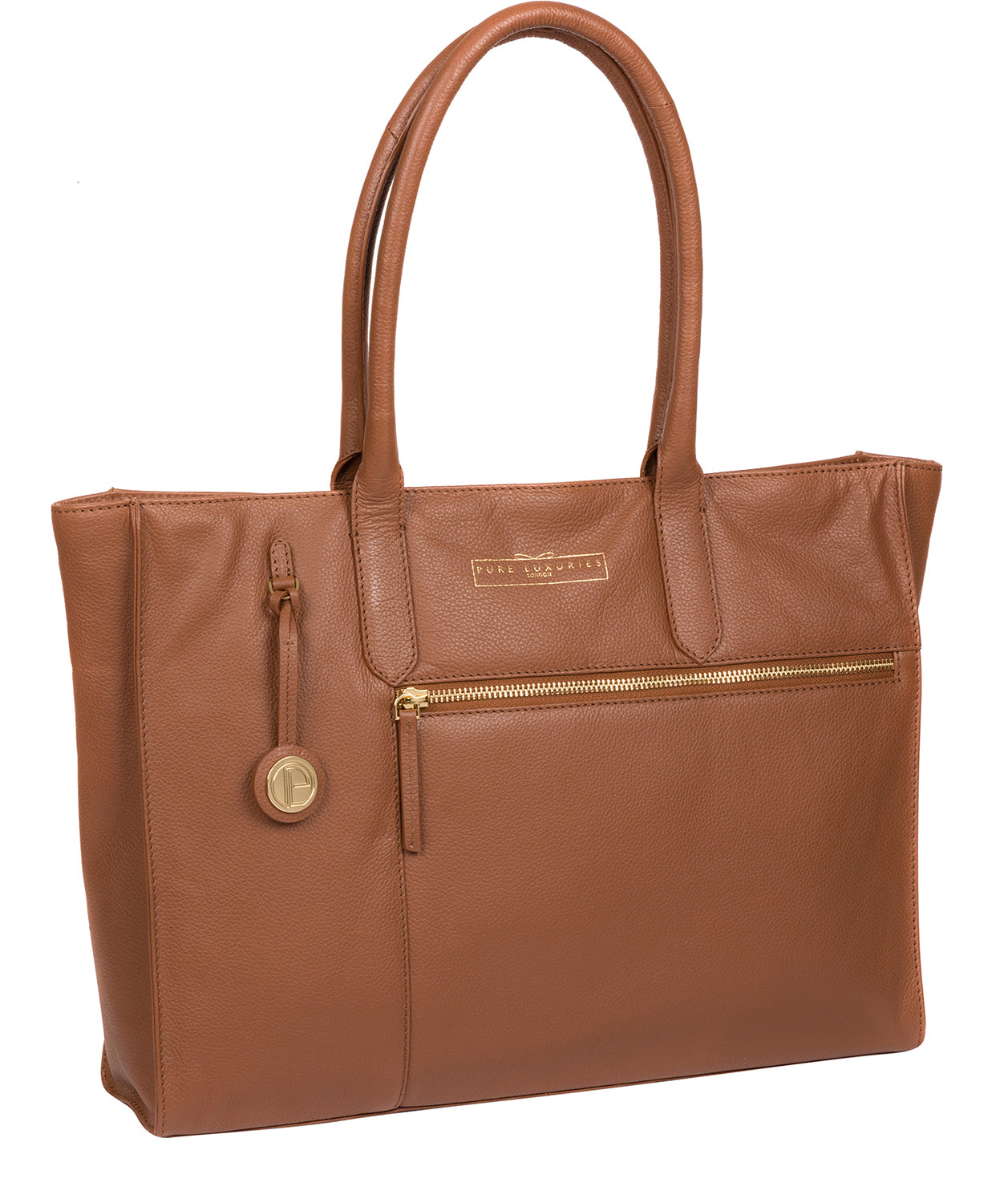 'Buckingham' Tan Leather Tote Bag