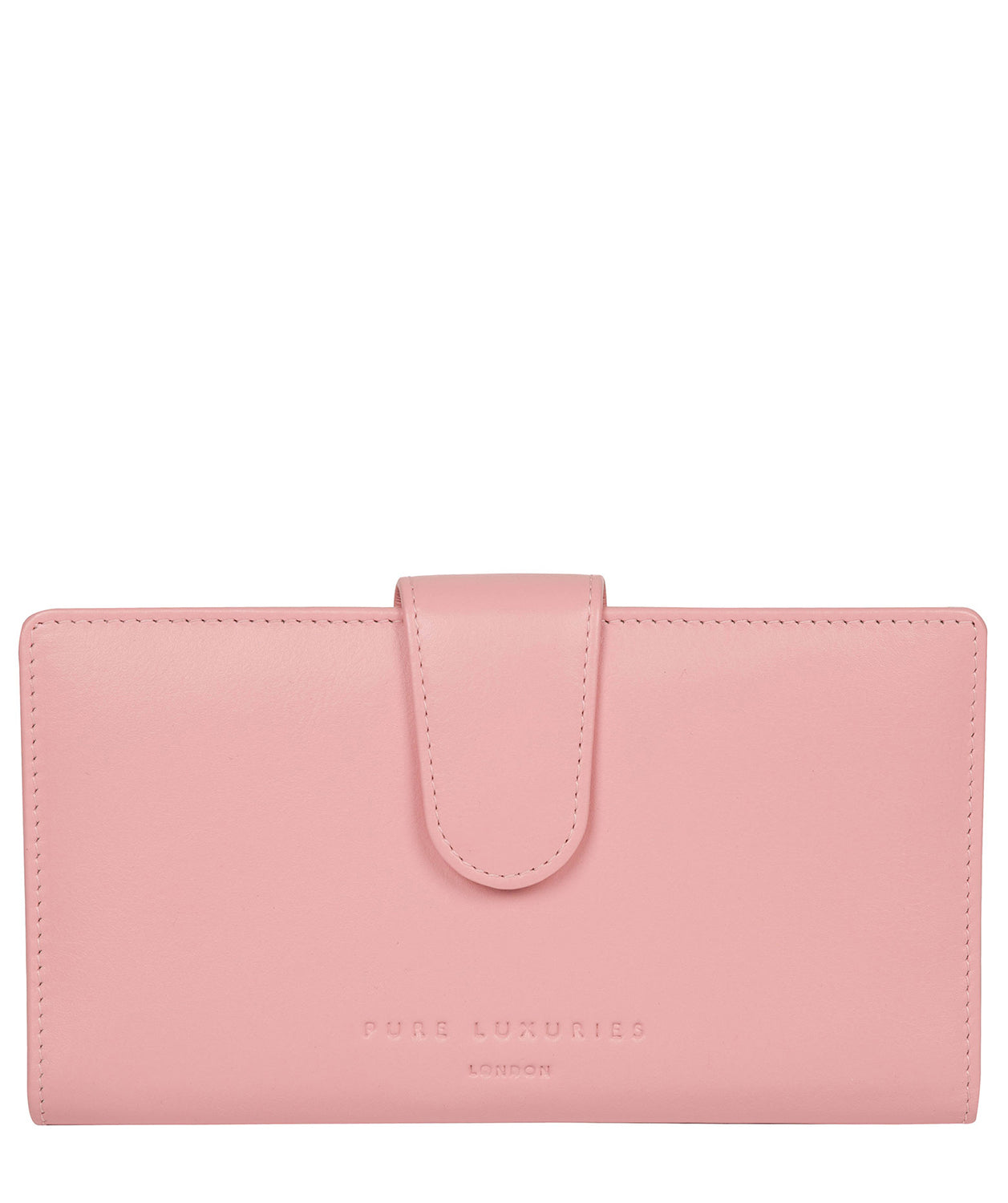 'Clarendon' Blossom Pink Leather Purse