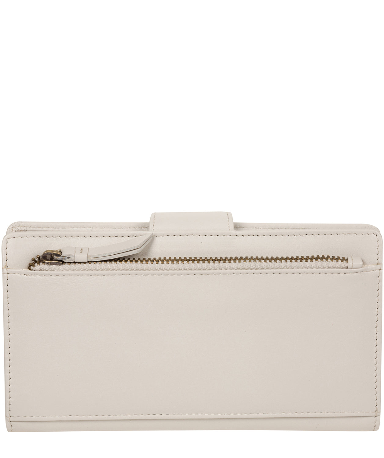 'Clarendon' Glacier Grey Leather Purse