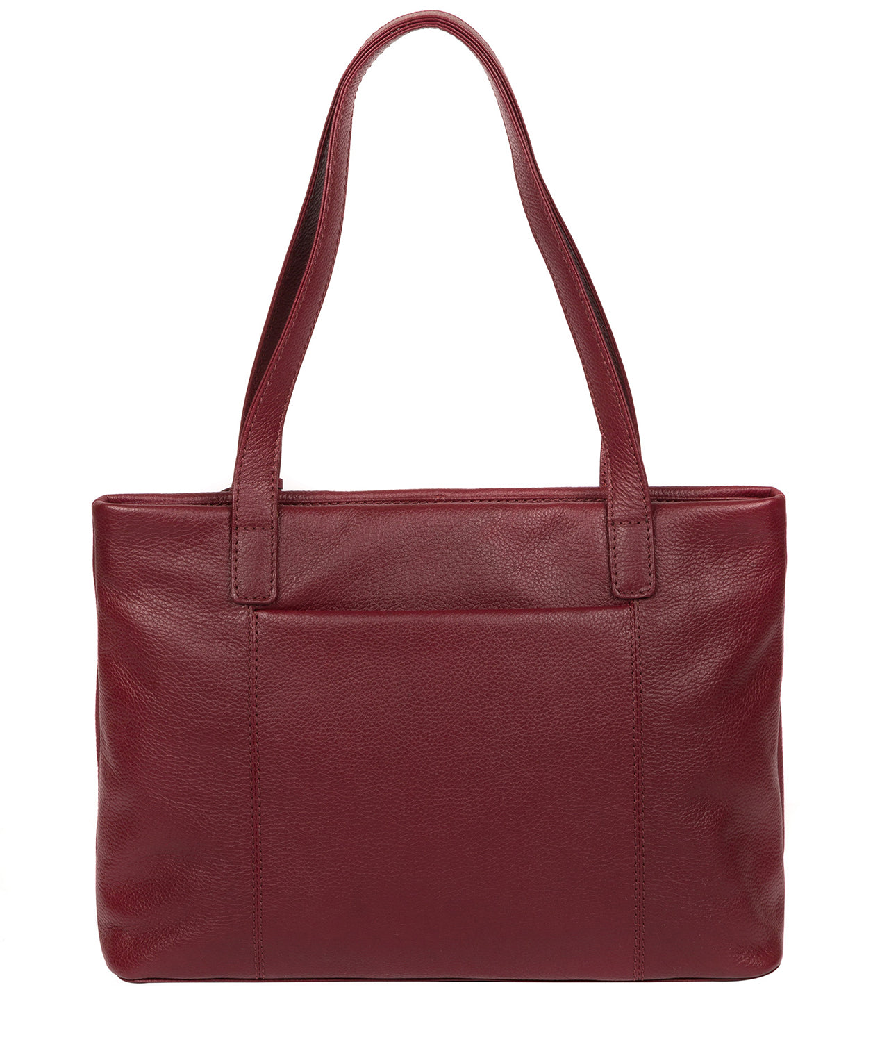 'Adley' Deep Red Leather Handbag image 3