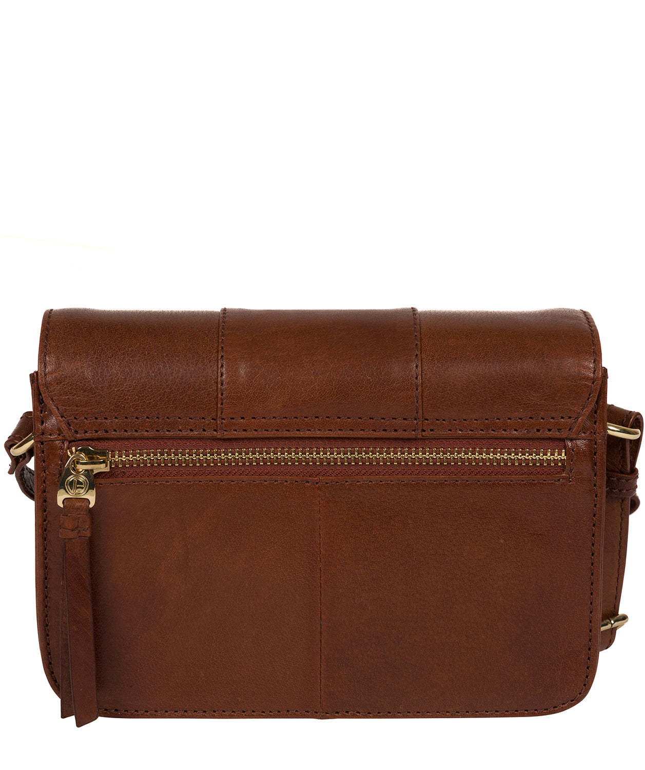 'Rosana' Brown Leather Cross Body Bag image 3