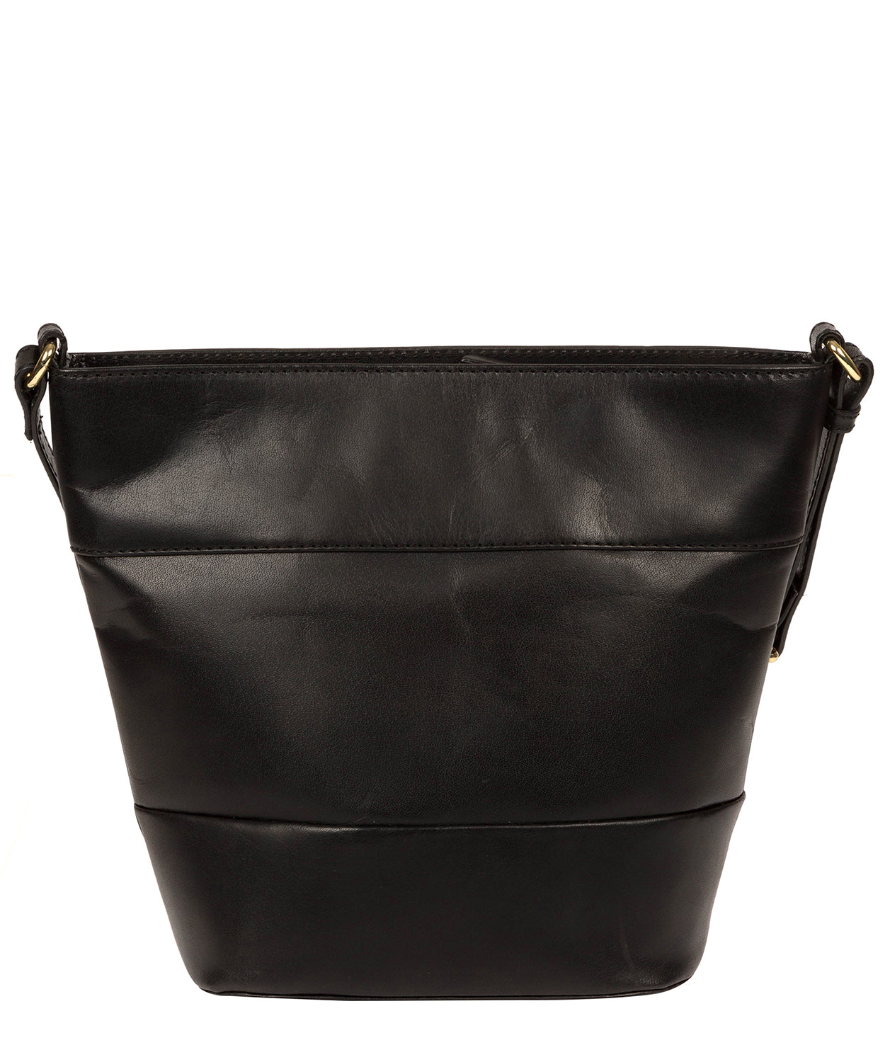 'Caterina' Black Leather Cross Body Bag