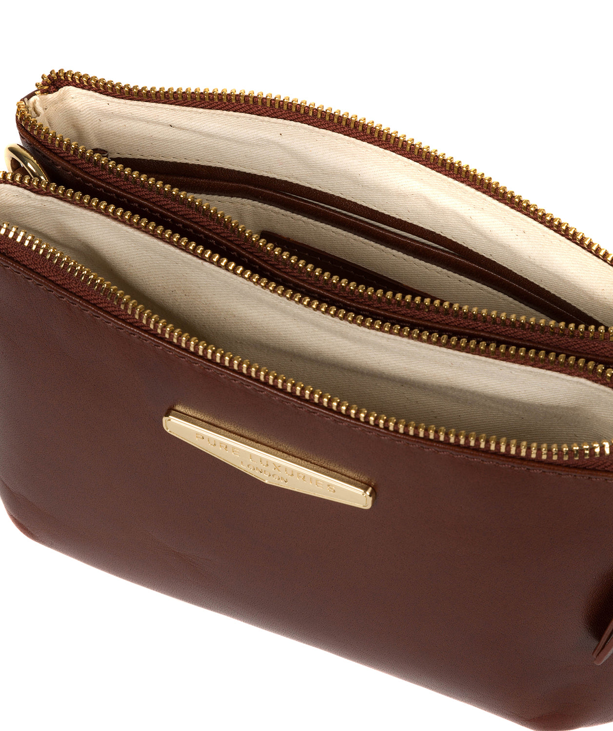 'Gionvanna' Brown Leather Cross Body Bag image 4