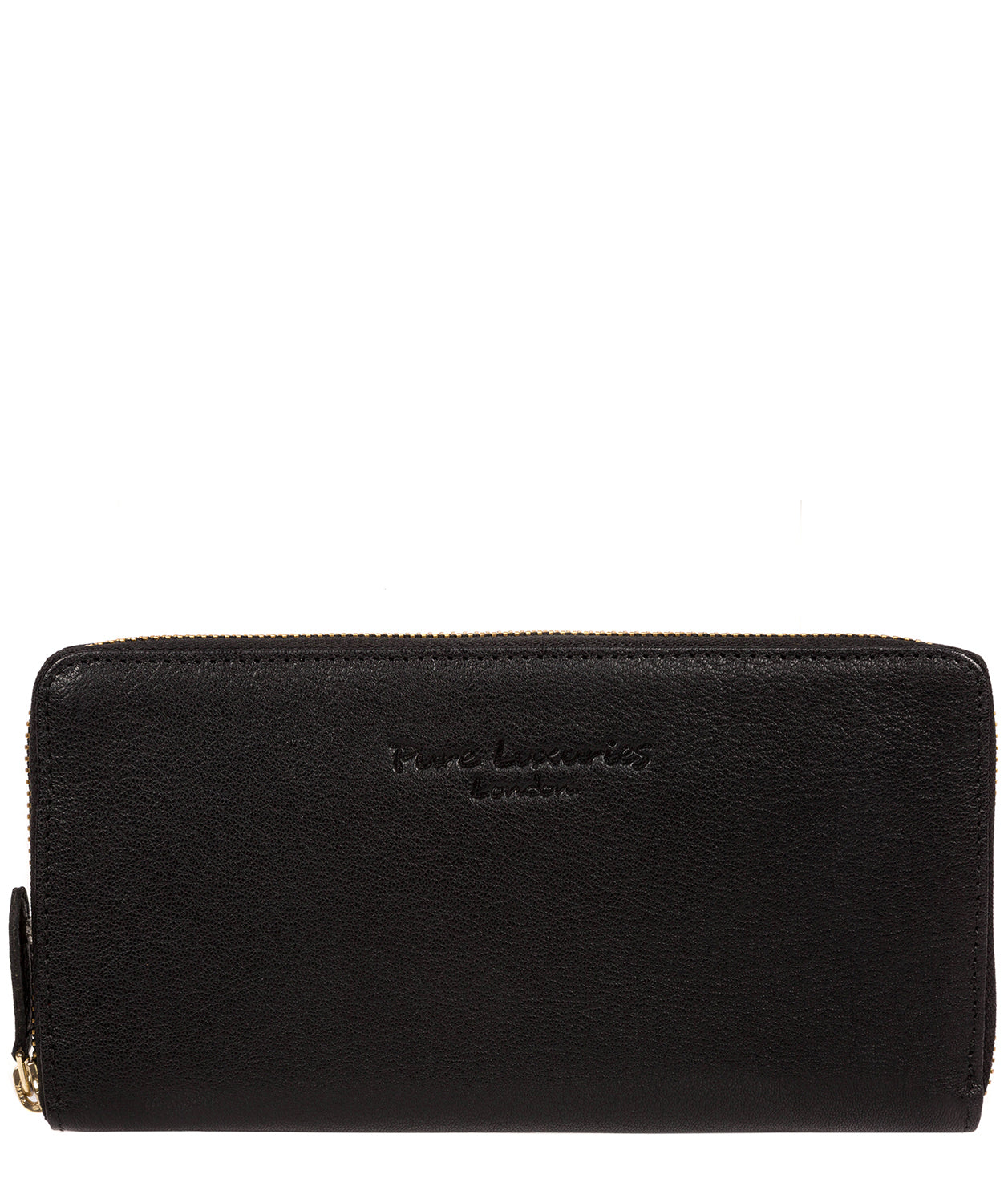 'Marylebone' Black Leather Purse