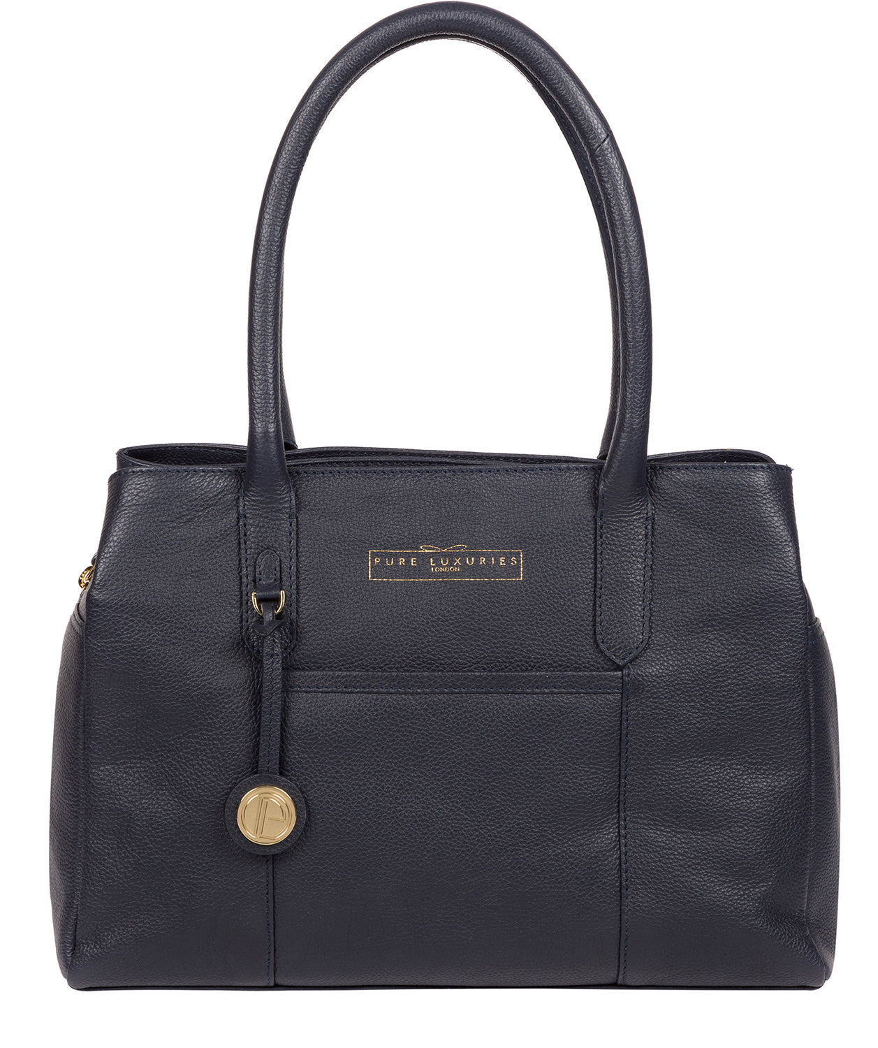 'Chatham' Navy Leather Handbag image 1