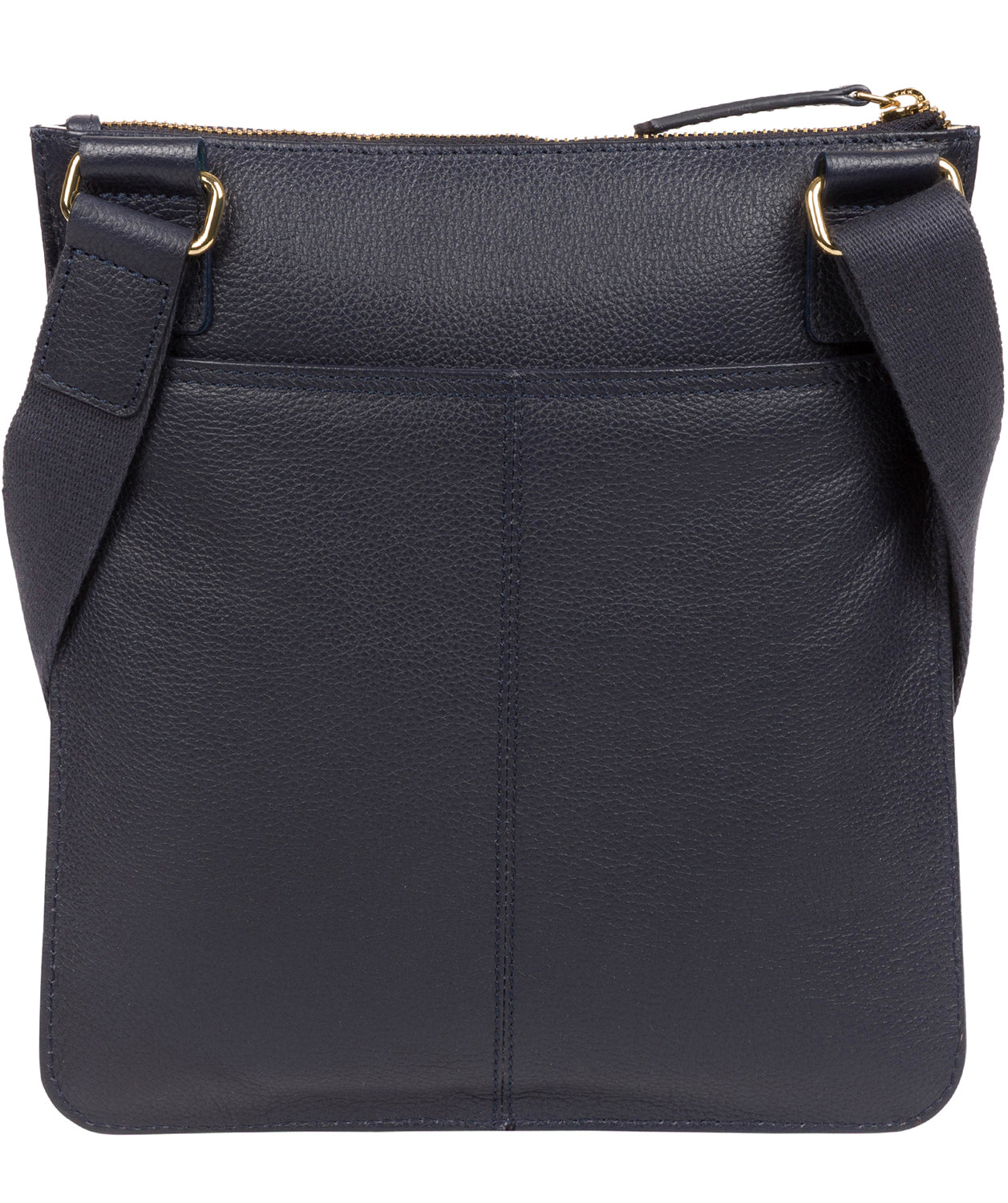 'Langley' Navy Leather Cross Body Bag