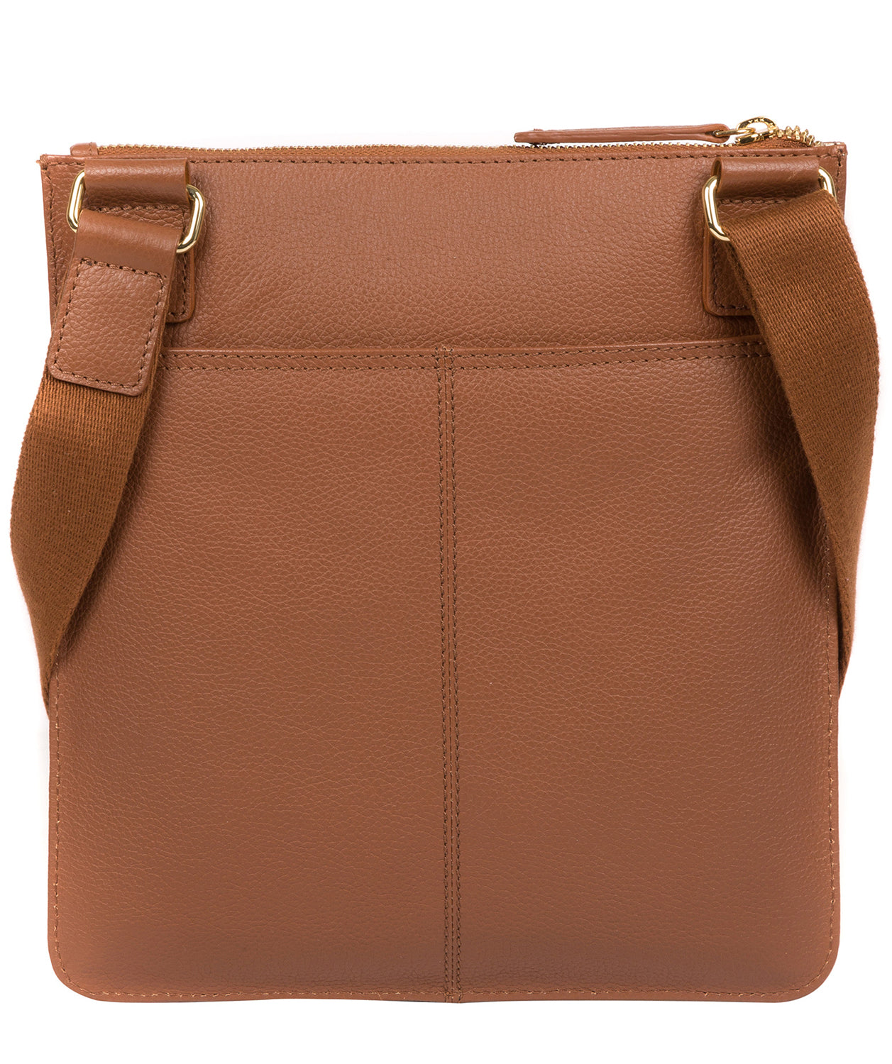 'Langley' Tan Leather Cross Body Bag