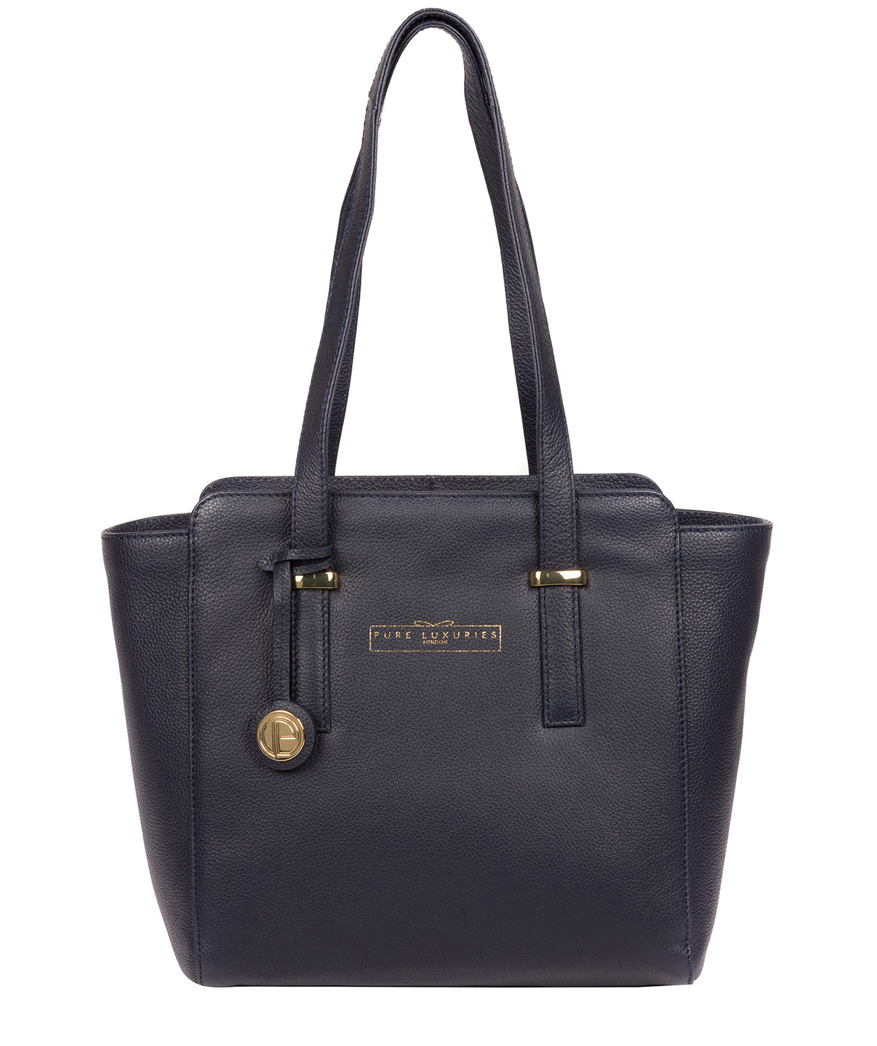 'Blakeley' Navy Leather Handbag image 1