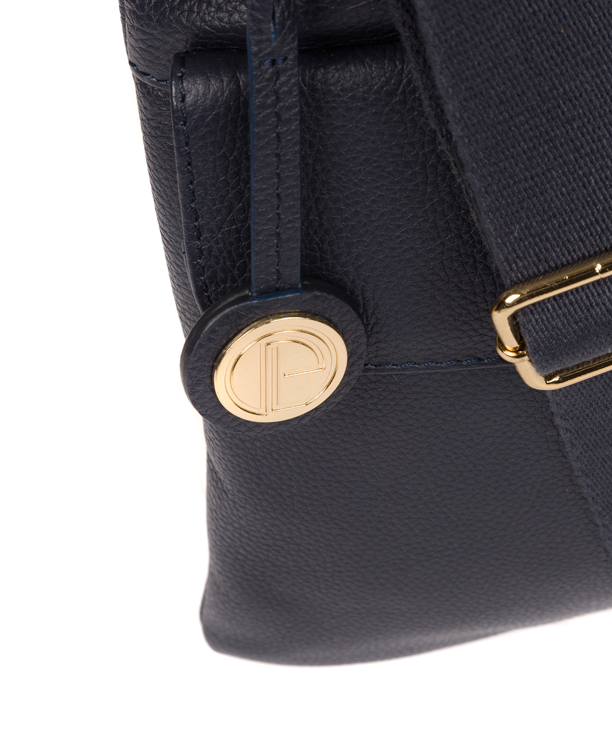 'Soames' Navy Leather Cross Body Bag