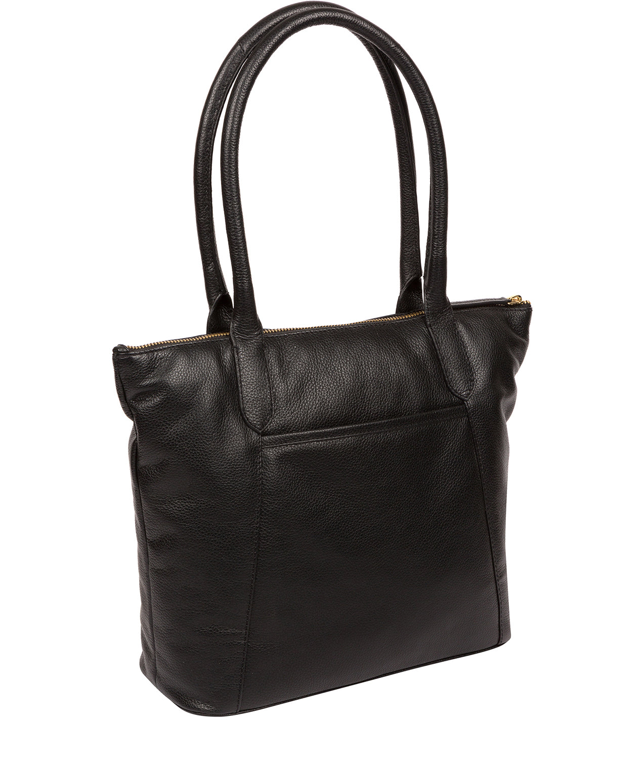 'Atherton' Black Leather Tote Bag Pure Luxuries London