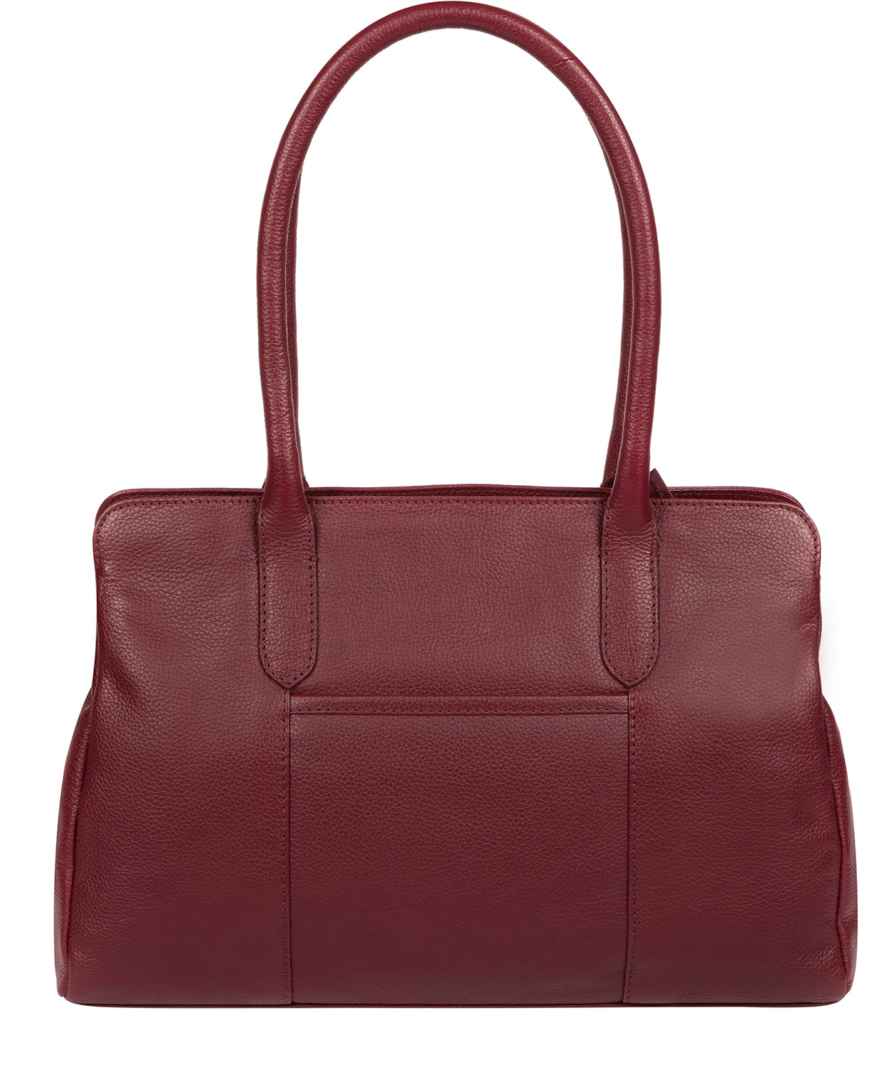 'Darby' Deep Red Leather Handbag image 3