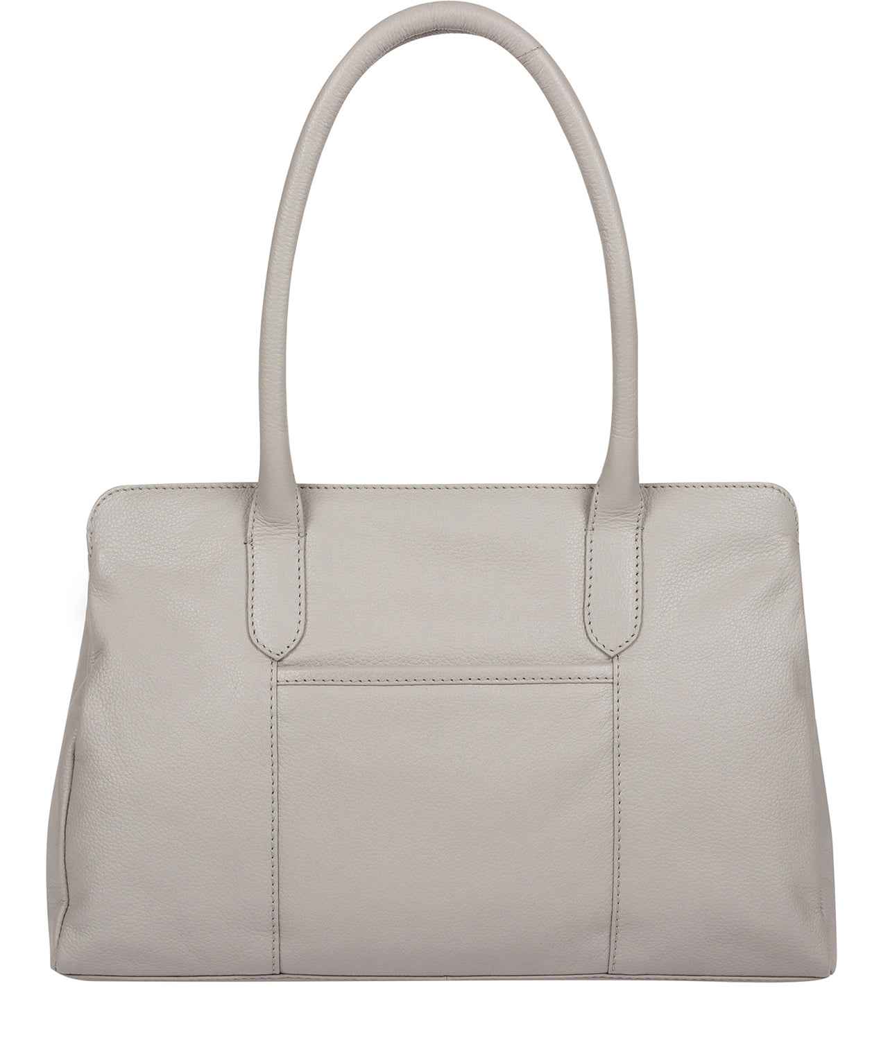 'Darby' Grey Leather Handbag image 3