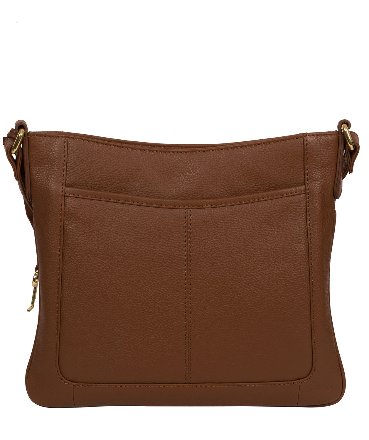 'Lewes' Tan Leather Cross Body Bag