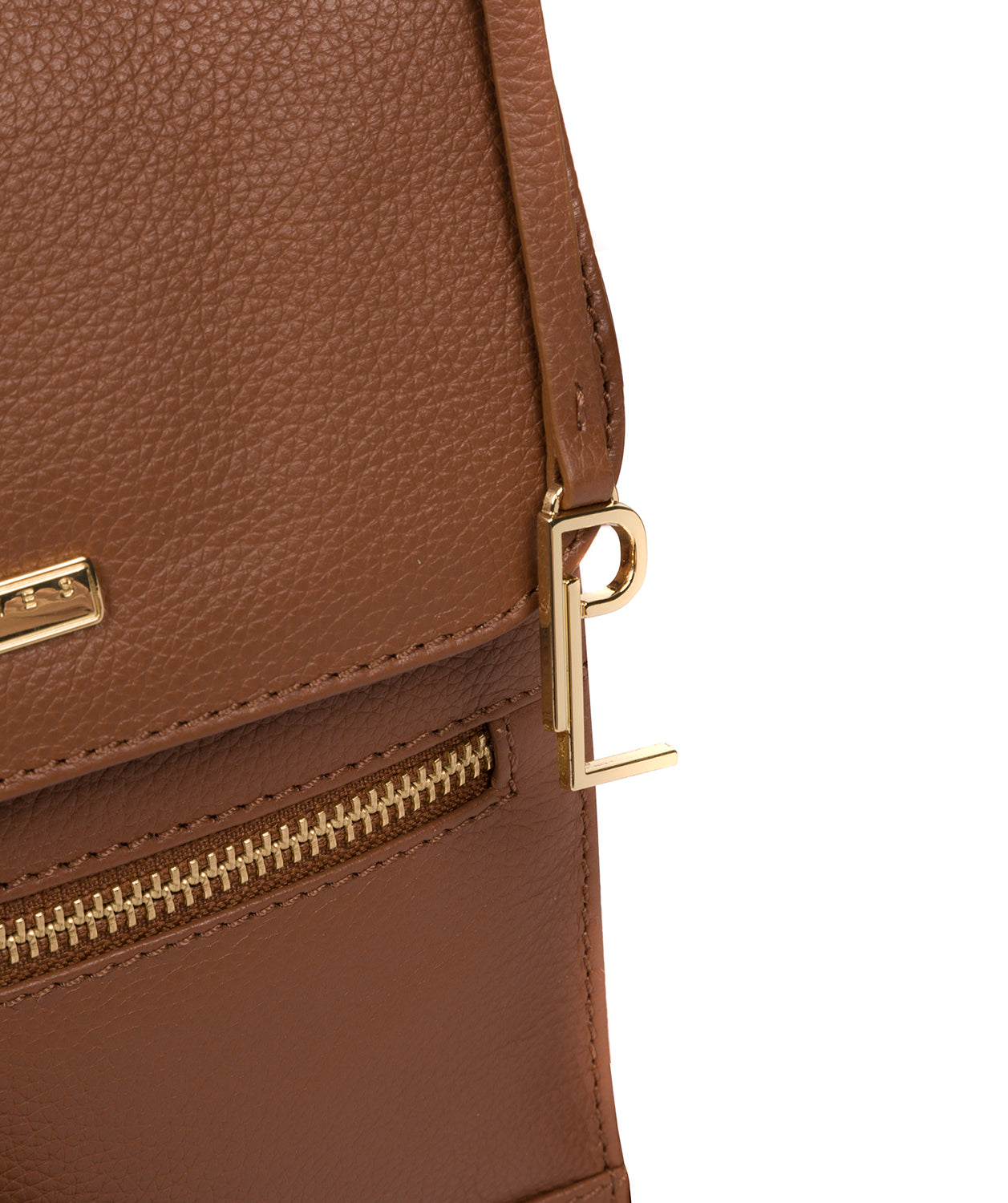 'Kempston' Tan Leather Cross Body Bag Pure Luxuries London