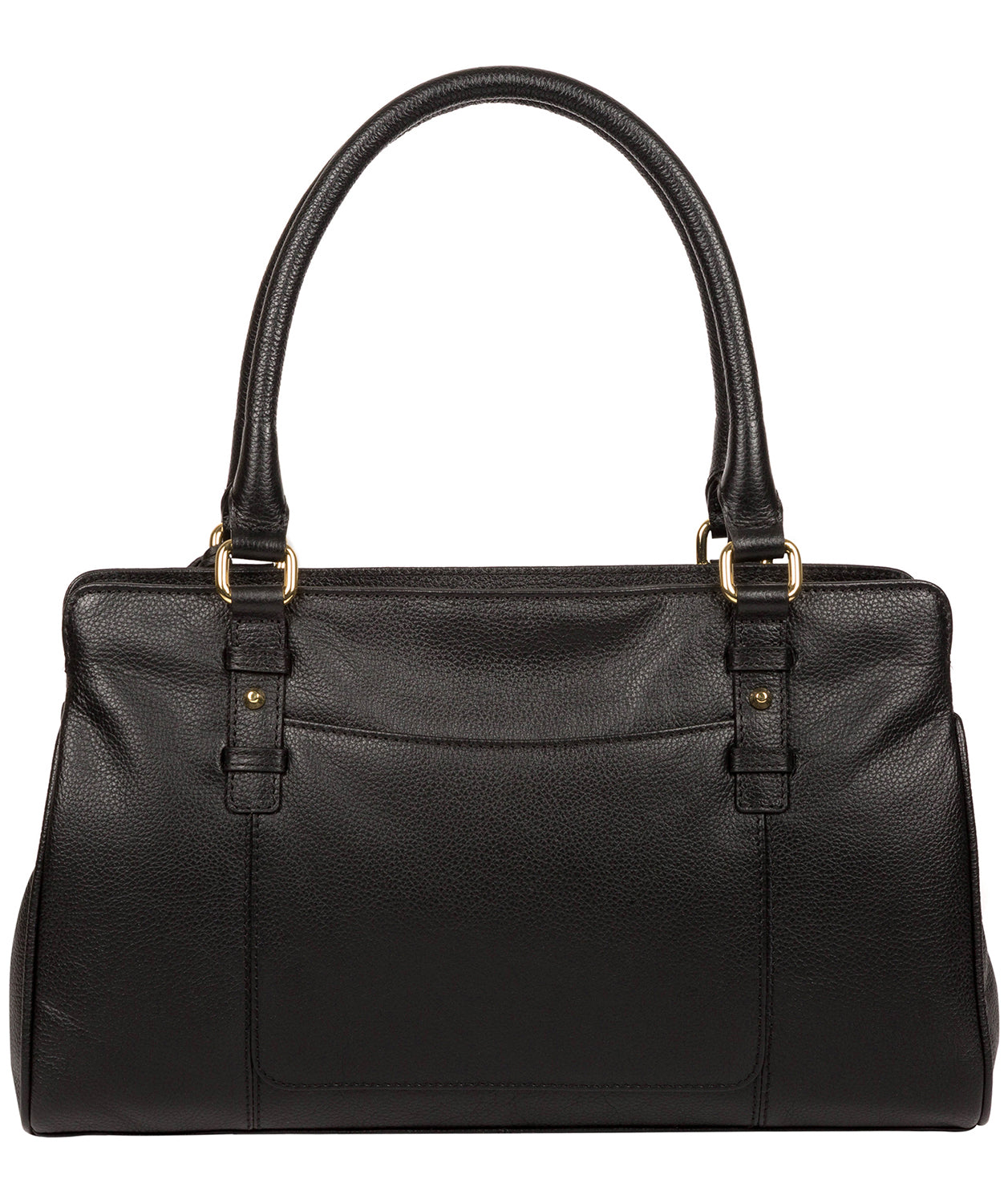 'Leiston' Black Leather Handbag image 3