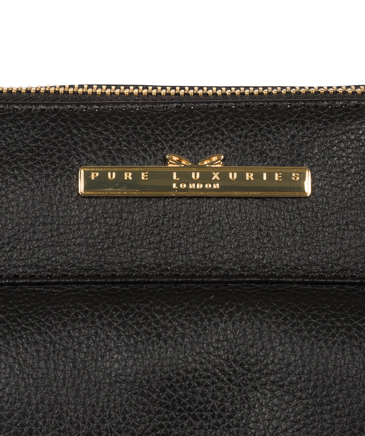 'Holbroke' Black Leather Shoulder Bag image 7