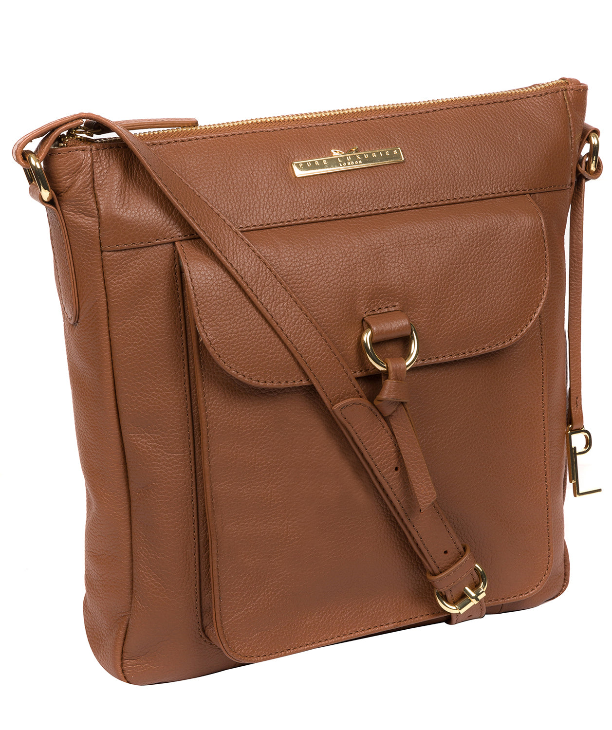 'Holbroke' Tan Leather Shoulder Bag image 5