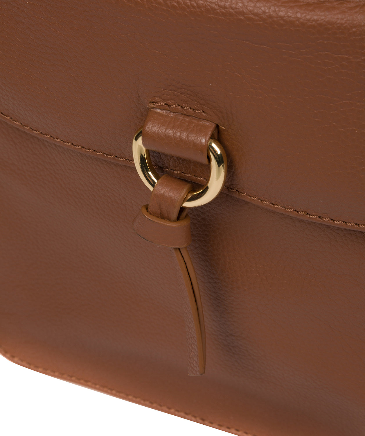 'Holbroke' Tan Leather Shoulder Bag image 6